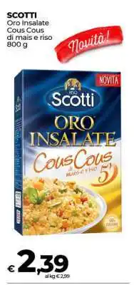 Coop SCOTTI Oro Insalate Cous Cous offerta