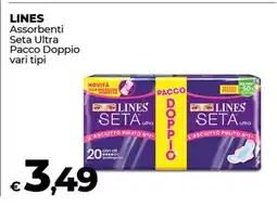 Coop LINES Assorbenti Seta Ultra Pacco Doppio offerta