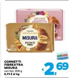 Coop CORNETTI FIBREXTRA MISURA offerta