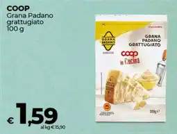 Coop COOP Grana Padano grattugiato 100 g offerta