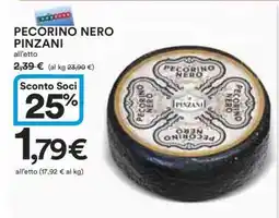 Coop PECORINO NERO PINZANI offerta