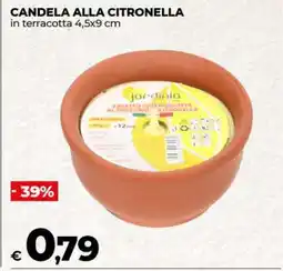 Coop CANDELA ALLA CITRONELLA offerta