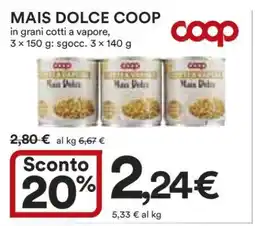 Coop MAIS DOLCE COOP offerta