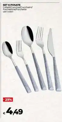 Coop SET 6 POSATE offerta