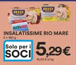Coop Insalatissime Rio Mare offerta