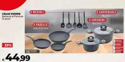 Coop GRAN PIERRE Batteria di Pentole 12 pezzi offerta