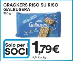 Coop CRACKERS RISO SU RISO GALBUSERA offerta
