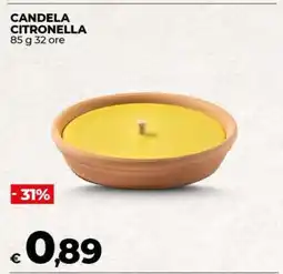 Coop CANDELA CITRONELLA offerta
