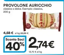 Coop Provolone Auricchio offerta