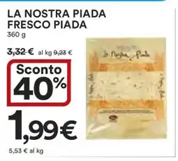 Coop LA NOSTRA PIADA FRESCO PIADA offerta