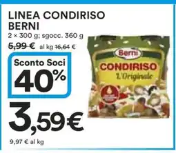 Coop LINEA CONDIRISO BERNI offerta