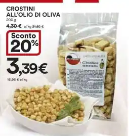 Coop CROSTINI ALL’OLIO DI OLIVA offerta