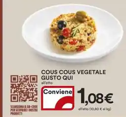 Coop COUS COUS VEGETALE GUSTO QUI offerta