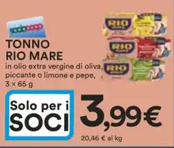Coop TONNO RIO MARE offerta