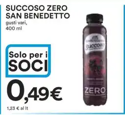 Coop Succoso Zero San Benedetto offerta