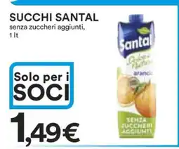 Coop SUCCHI SANTAL offerta