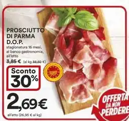 Coop Prosciutto di Parma D.O.P offerta