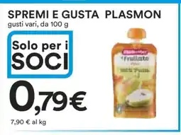 Coop Spremi e Gusta PLASMON offerta