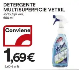 Coop Detergente Multisuperficie Vetril offerta