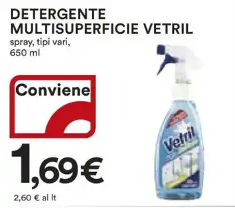 Coop Detergente Multisuperficie Vetril offerta