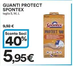 Coop GUANTI PROTECT SPONTEX offerta