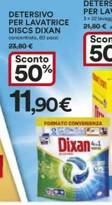 Coop Detersivo per lavatrice Discs Dixan offerta