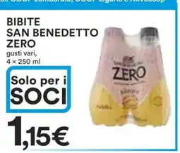 Coop BIBITE SAN BENEDETTO ZERO offerta