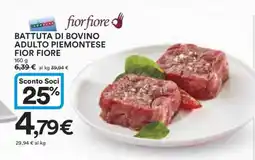 Coop BATTUTA DI BOVINO ADULTO PIEMONTESE FIOR FIORE offerta