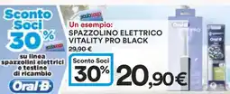 Coop SPAZZOLINO ELETTRICO VITALITY PRO BLACK offerta