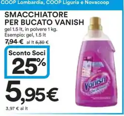 Coop Smacchiatore per bucato Vanish offerta
