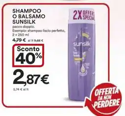 Coop Shampoo o Balsamo Sunsilk offerta