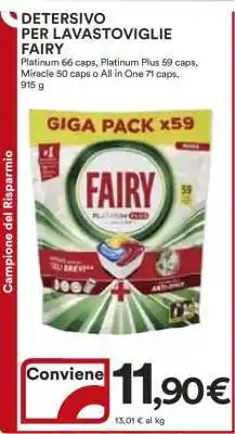 Coop DETERSIVO PER LAVASTOVIGLIE FAIRY offerta