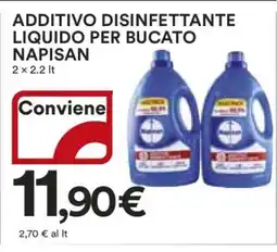 Coop Additivo Disinfettante Liquido per Bucato Napisan offerta