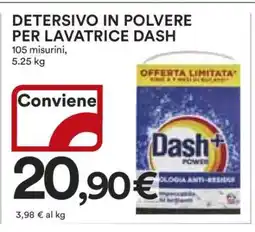 Coop Detersivo in polvere per lavatrice Dash offerta