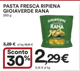 Coop Pasta fresca ripiena Gioiaverde Rana offerta