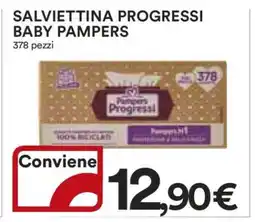Coop SALVIETTINA PROGRESSI BABY PAMPERS offerta