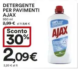 Coop Detergente per pavimenti Ajax offerta