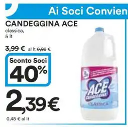 Coop Candeggina Ace offerta