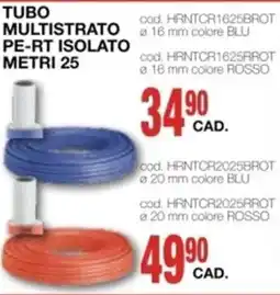 Mondo Brico Tubo multistrato pe-rt isolato metri 25 offerta