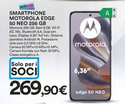Coop SMARTPHONE MOTOROLA EDGE 50 NEO 256 GB offerta