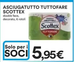Coop ASCIUGATUTTO TUTTOFARE SCOTTEX offerta