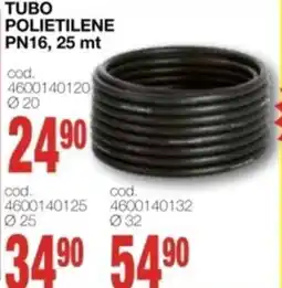 Mondo Brico Tubo polietilene pn16 offerta