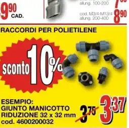 Mondo Brico Raccordi per polietilene offerta