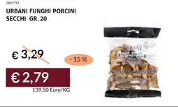 Prezzemolo e Vitale Urbani funghi porcini secchi offerta