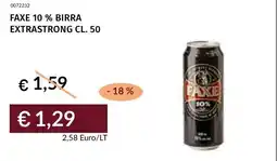 Prezzemolo e Vitale Faxe 10% birra extrastrong offerta