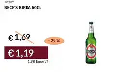 Prezzemolo e Vitale Beck's birra offerta