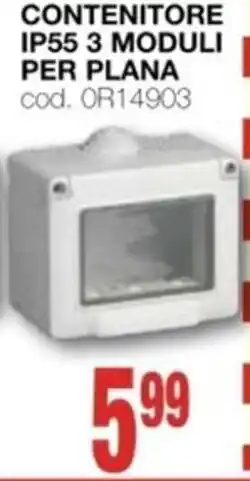 Mondo Brico VIMAR Contenitore ip55 3 moduli per plana offerta
