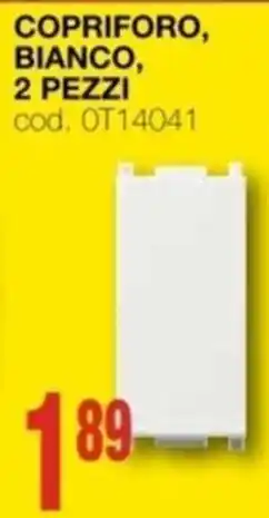 Mondo Brico VIMAR Copriforo, bianco, 2 pezzi offerta
