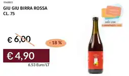 Prezzemolo e Vitale Giu giu birra rossa offerta