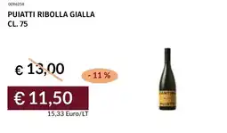 Prezzemolo e Vitale Puiatti ribolla gialla offerta